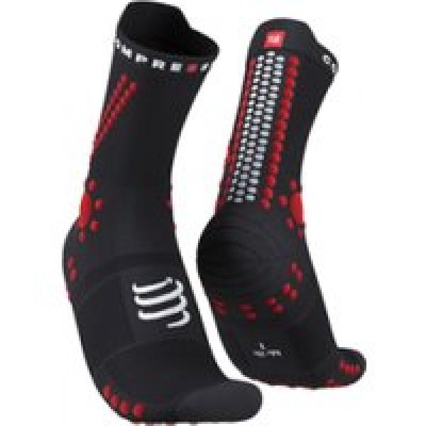 paar compressport pro racing socks v4 0 trail black red