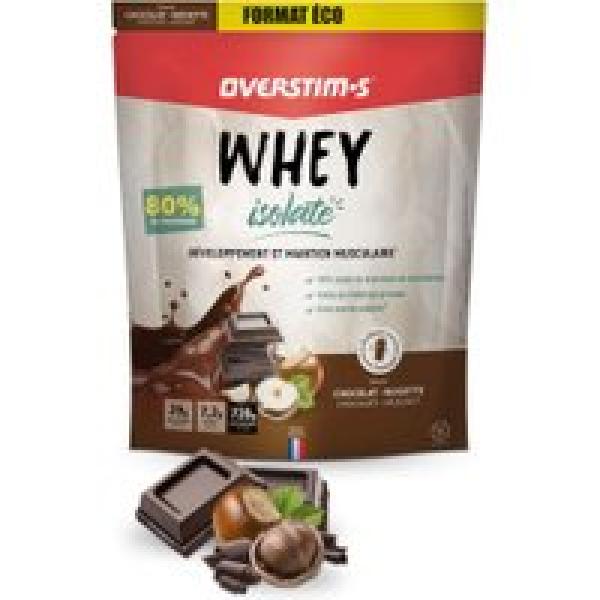 proteine drink overstims whey isolate chocolade hazelnoot 720g