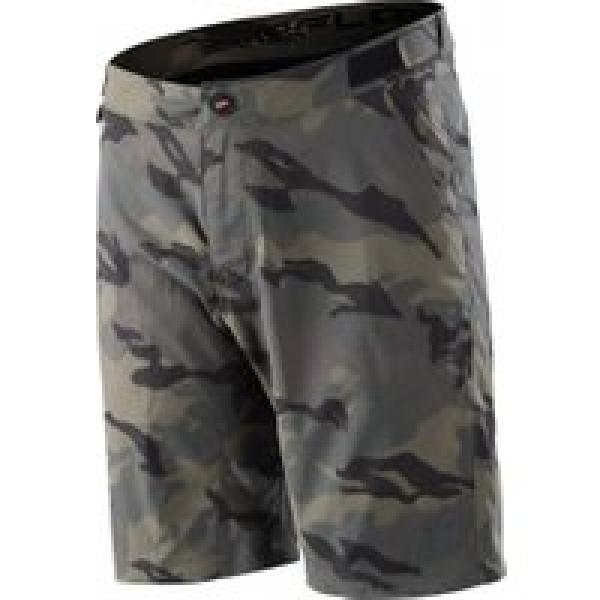 troy lee designs flowline shifty shell spray camo military shorts