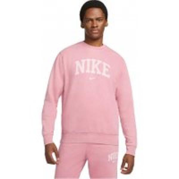 nike sportswear arch pink sweatshirt