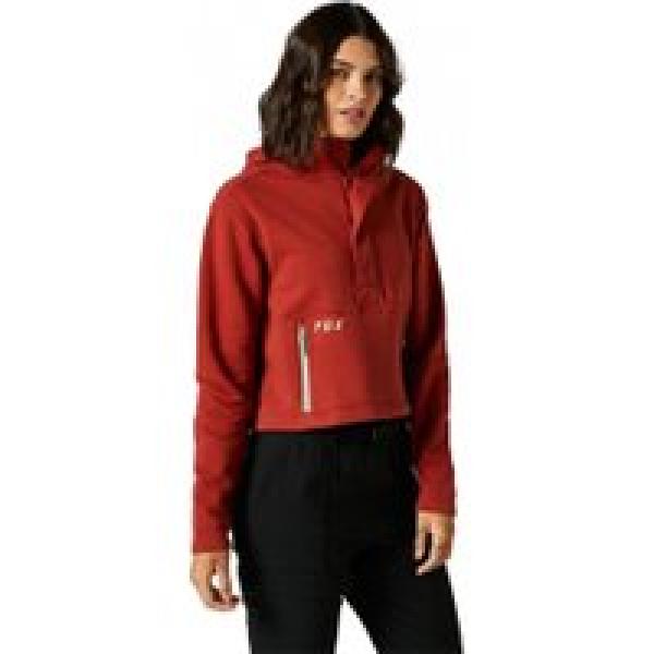 fox calibrated dwr zip hoodie red