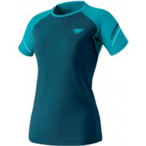 dynafit alpine pro blue women s short sleeve jersey