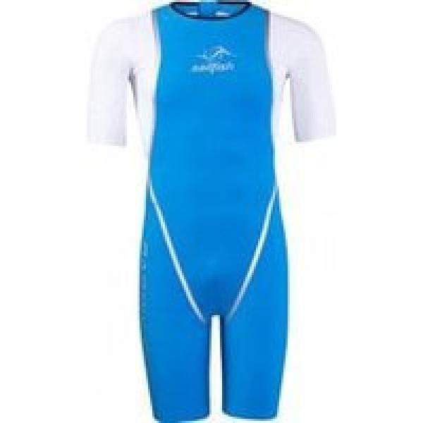 sailfish swimskin rebel sleeve pro 1 aero suit blauw wit