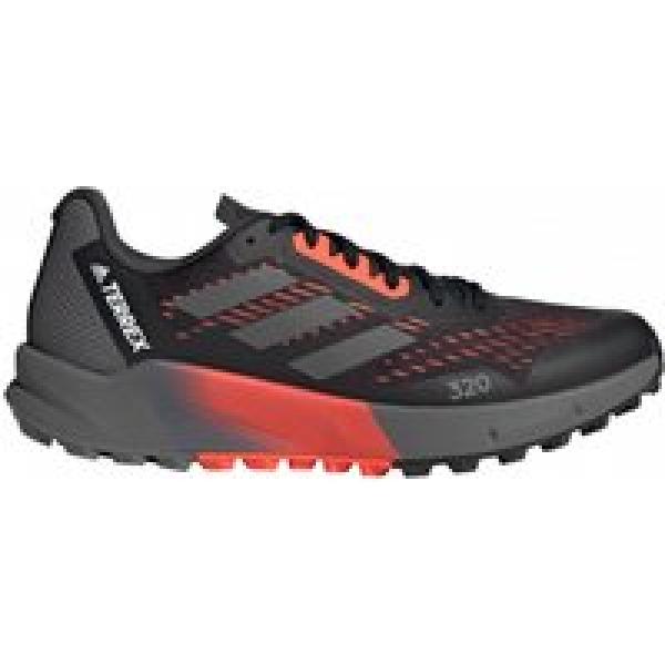 adidas terrex agravic flow 2 trail running shoes black red