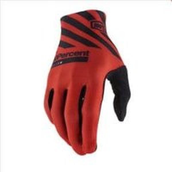 100 celium racer red long gloves