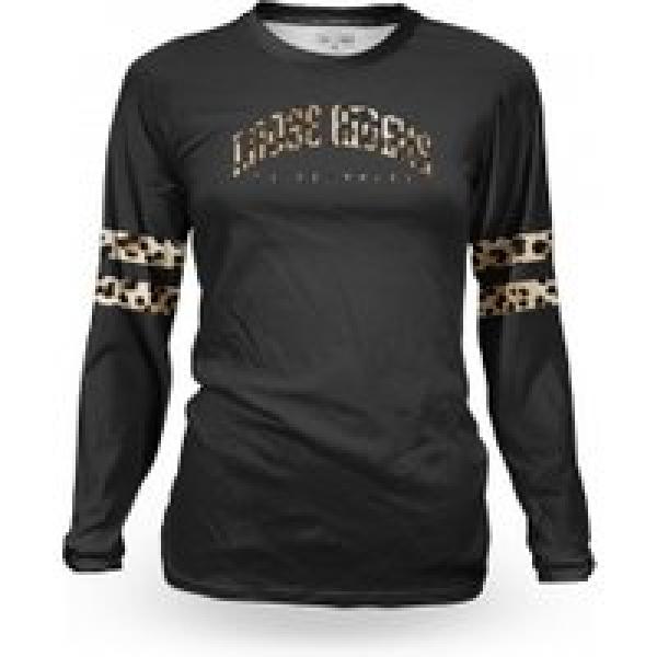 loose riders heritage leopard women s long sleeve jersey