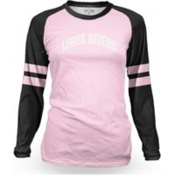 loose riders heritage roze vrouwen trui met lange mouwen