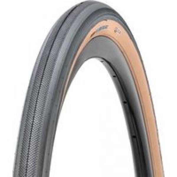 maxxis velocita 700 mm gravel tire tubeless ready folding exo protection dual compound tan