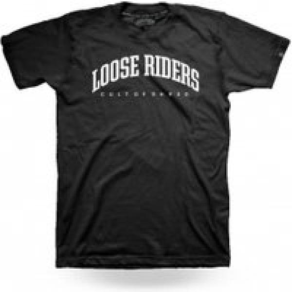 loose riders klassiek t shirt zwart