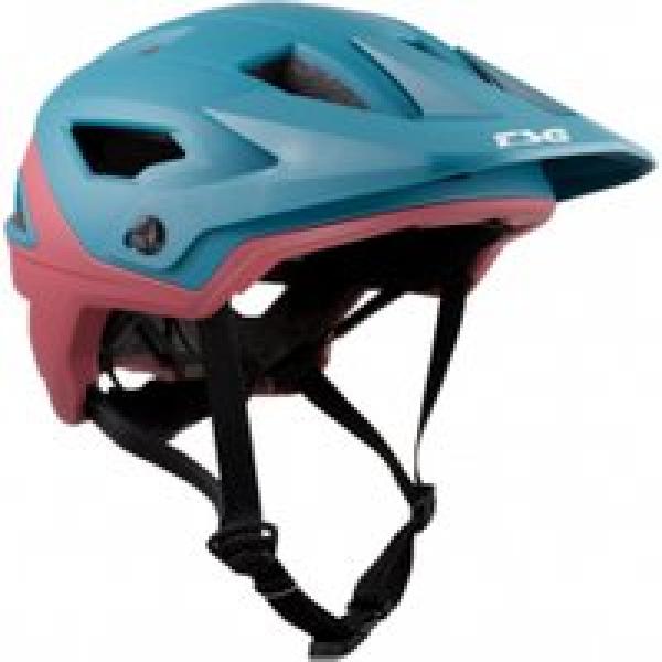 tsg chatter solid color mtb helm blauw roze
