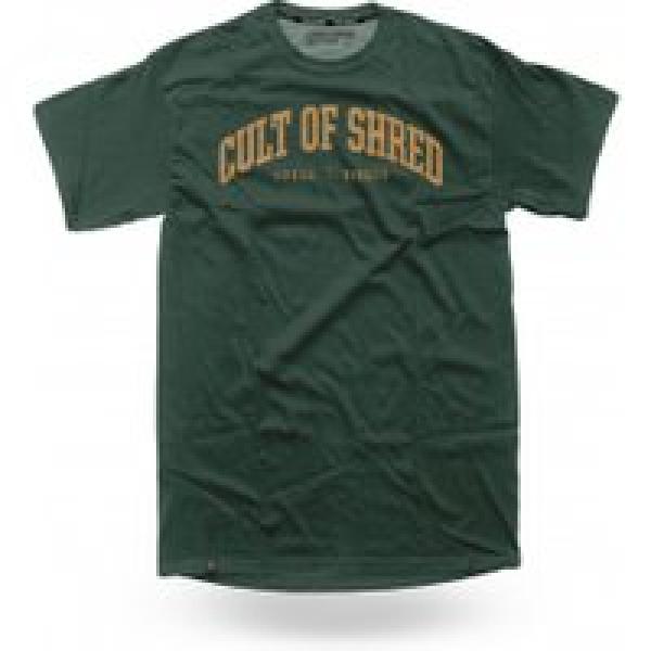loose riders collegiate short sleeve jersey olive green