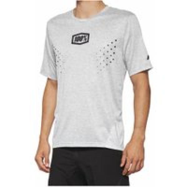 100 airmatic mesh grey short sleeve jersey