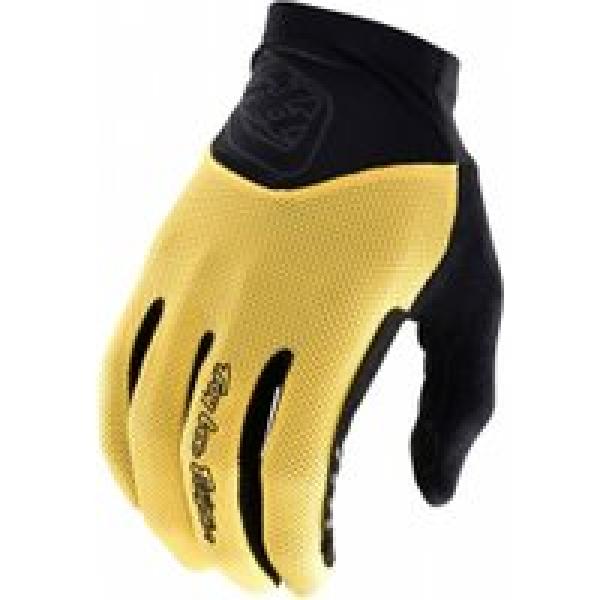 troy lee designs ace 2 0 solid honey yellow handschoenen