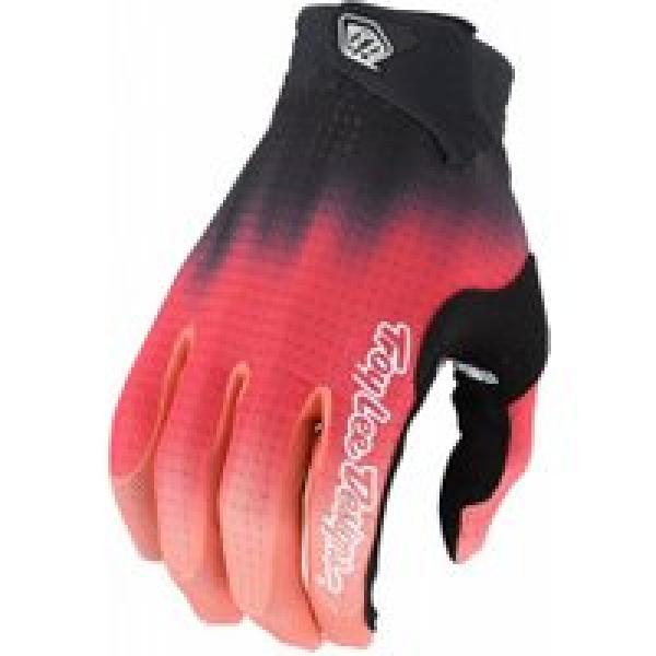 troy lee designs air jet fuel carbon roze zwarte handschoenen