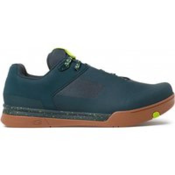 crankbrothers mallet lace limited edition splatter blue lemon green mtb schoenen