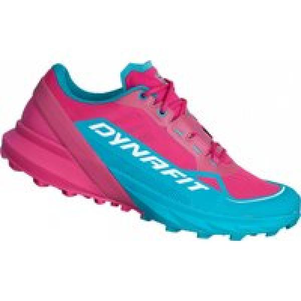 dynafit ultra 50 women s trail schoenen roze blauw