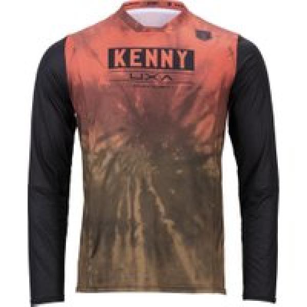 kenny charger dye red long sleeve jersey