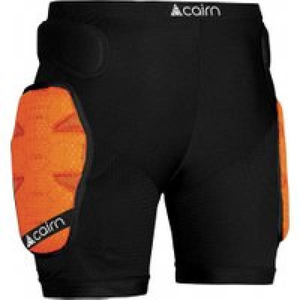 cairn proxim d3o protective shorts zwart oranje unisex