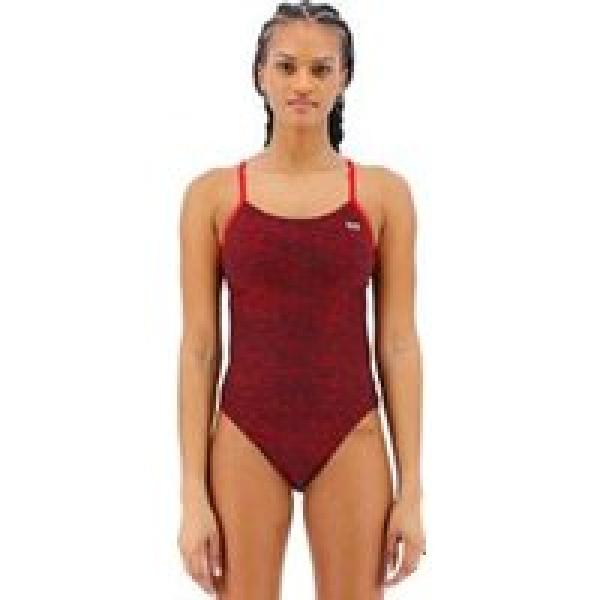 tyr lapped cutoutfit women s 1 piece swimsuit red