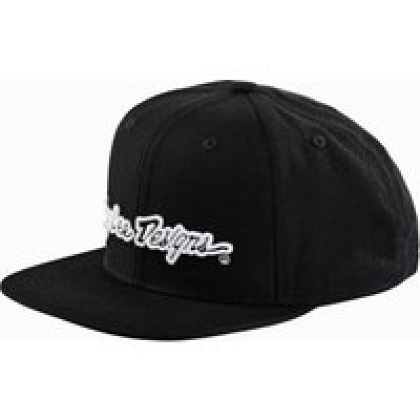 troy lee designs 9fifty signature cap zwart wit