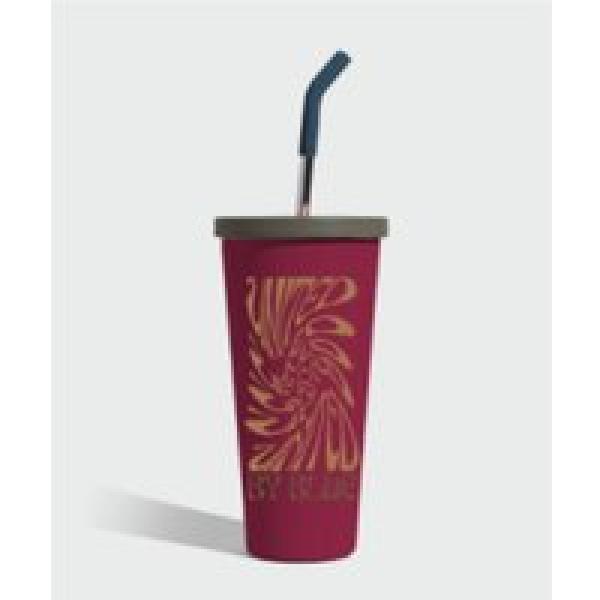 united by blue 18oz insulated beet red mug