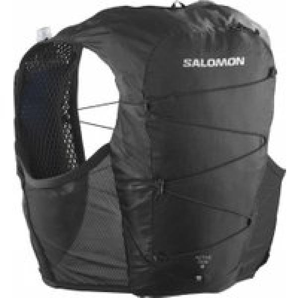 salomon active skin 8 hydration bag flasks black unisex l