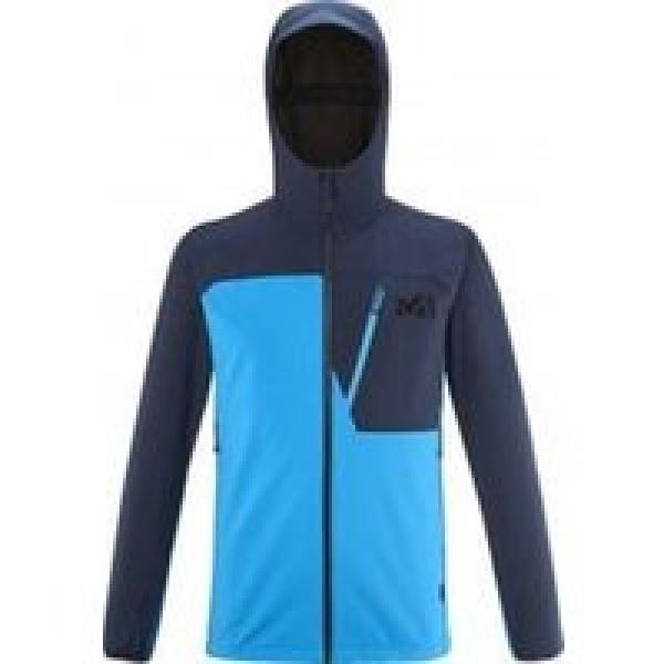 millet magma shield hoodie softshell jacket men s blue