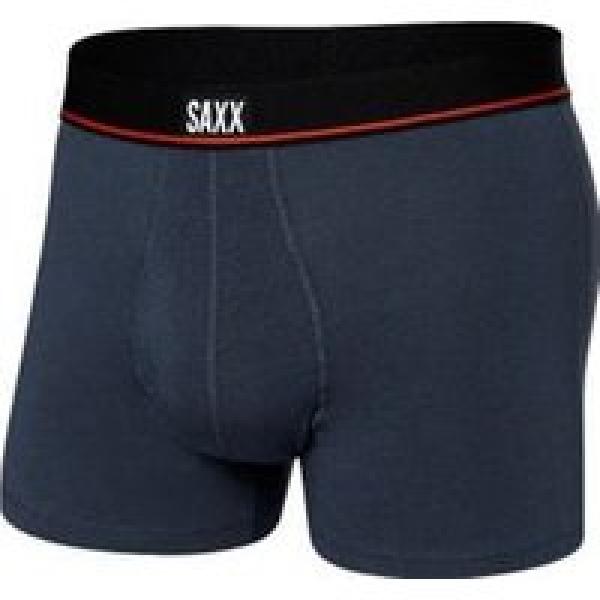 saxx non stop stretch katoen korte boxer blauw