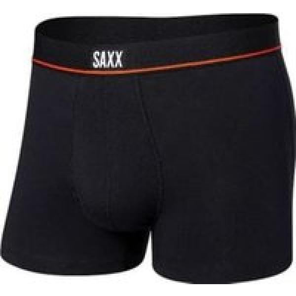 saxx non stop stretch katoen korte boxer zwart