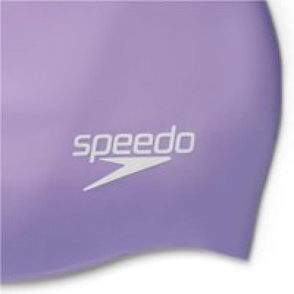 speedo moulded silicone swim cap paars