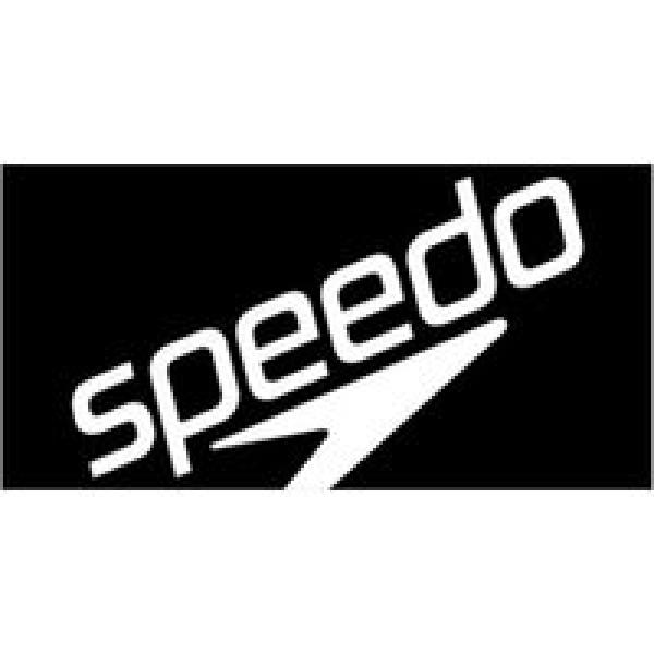 speedo logo badhanddoek zwart wit