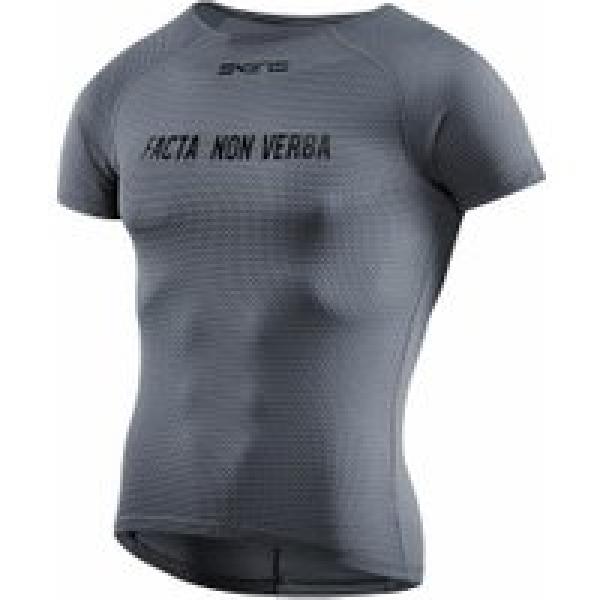 skins cycle short sleeve baselayer compression jersey grey
