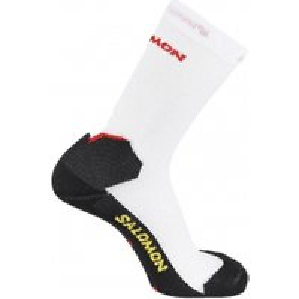 salomon speedcross crew socks white unisex