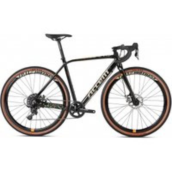 gravel bike accent furious sram apex 11v 700 mm zwart groen camo 2022