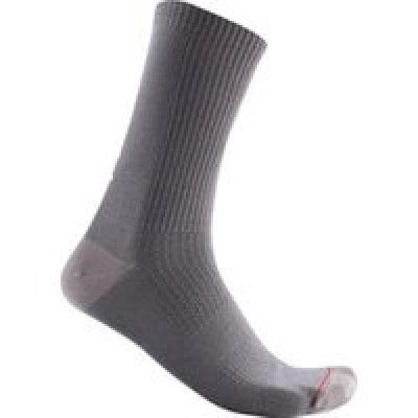 castelli bandito wool 18 sokken grijs