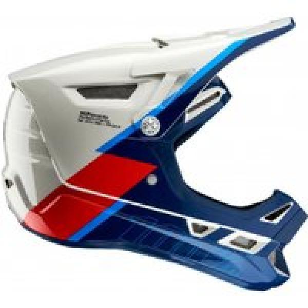 100 aircraft composite trigger full face helm white blue red