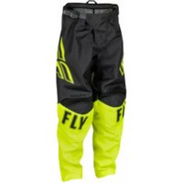 fly f 16 pants black fluorescent yellow child