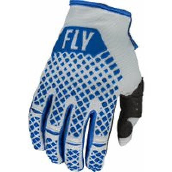 fly kinetic long gloves blue grey child