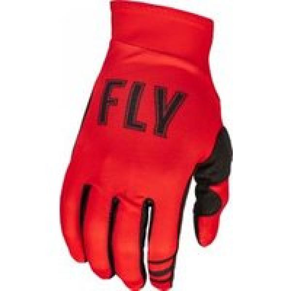 fly pro lite red long gloves