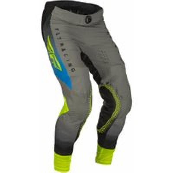fly lite pants grey blue fluorescent yellow
