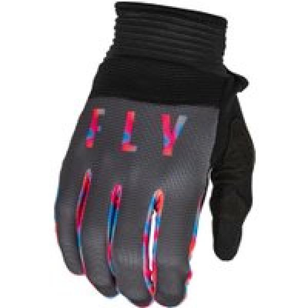 fly f 16 long gloves grey pink blue child