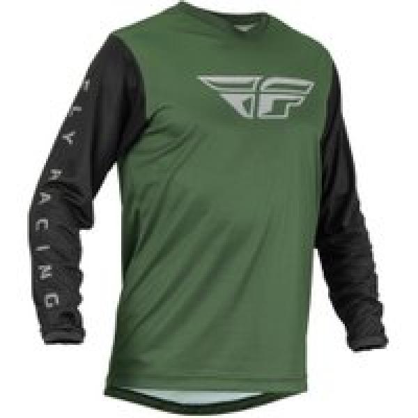 fly f 16 olive green black long sleeve jersey