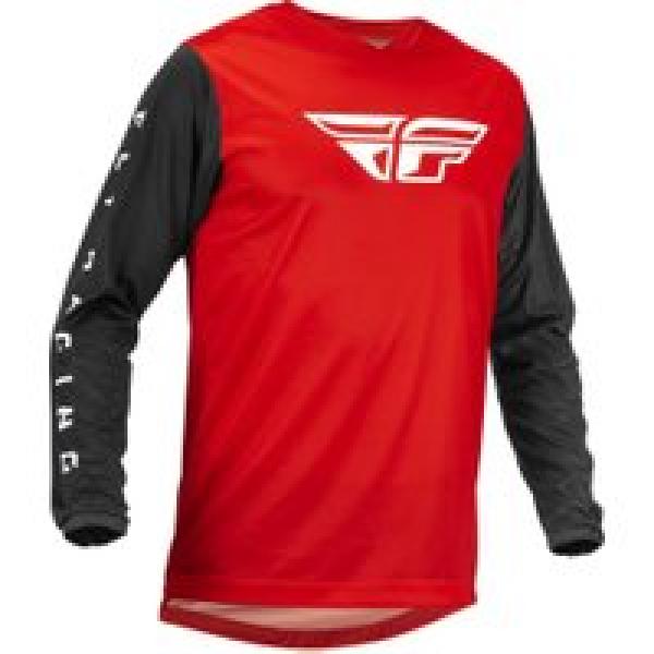 fly f 16 long sleeve jersey red black