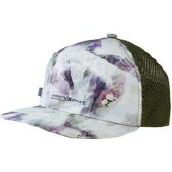 unisex buff pack trucker losh multi khaki violet cap
