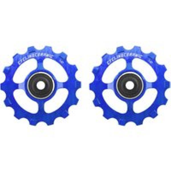 cyclingceramic smalle 14t kooi voor shimano dura ace r9100 ultegra r8000 ultegra rx grx xt xtr 11v blauwe derailleur