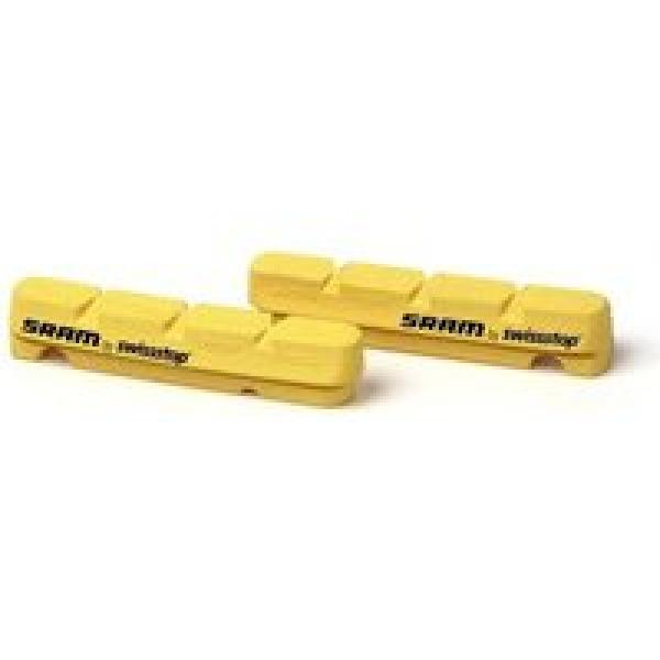 x2 sram remblok cartridges voor gele carbon velgen