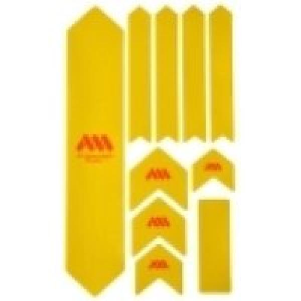 all mountain style honey comb xl frame protector kit 10 stuks geel oranje