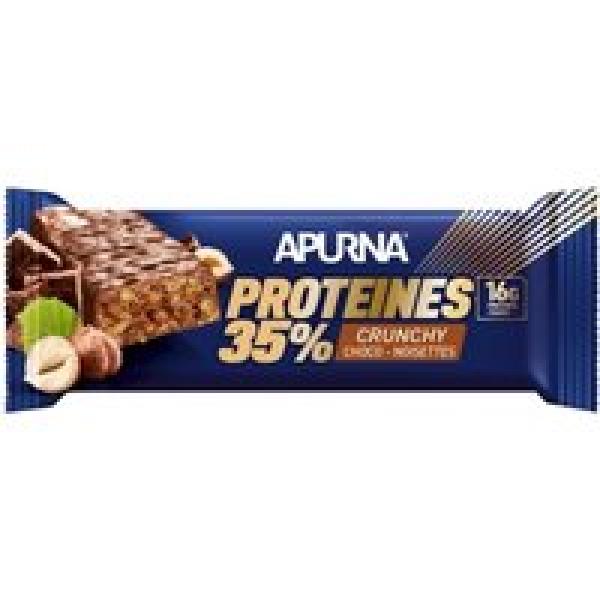 apurna crunchy choco hazelnut high protein bar 45g