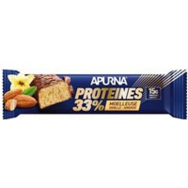 apurna vanilla almond high protein bar 45g