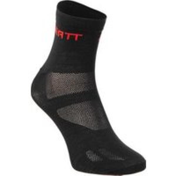 neatt 7 5cm sokken zwart rood